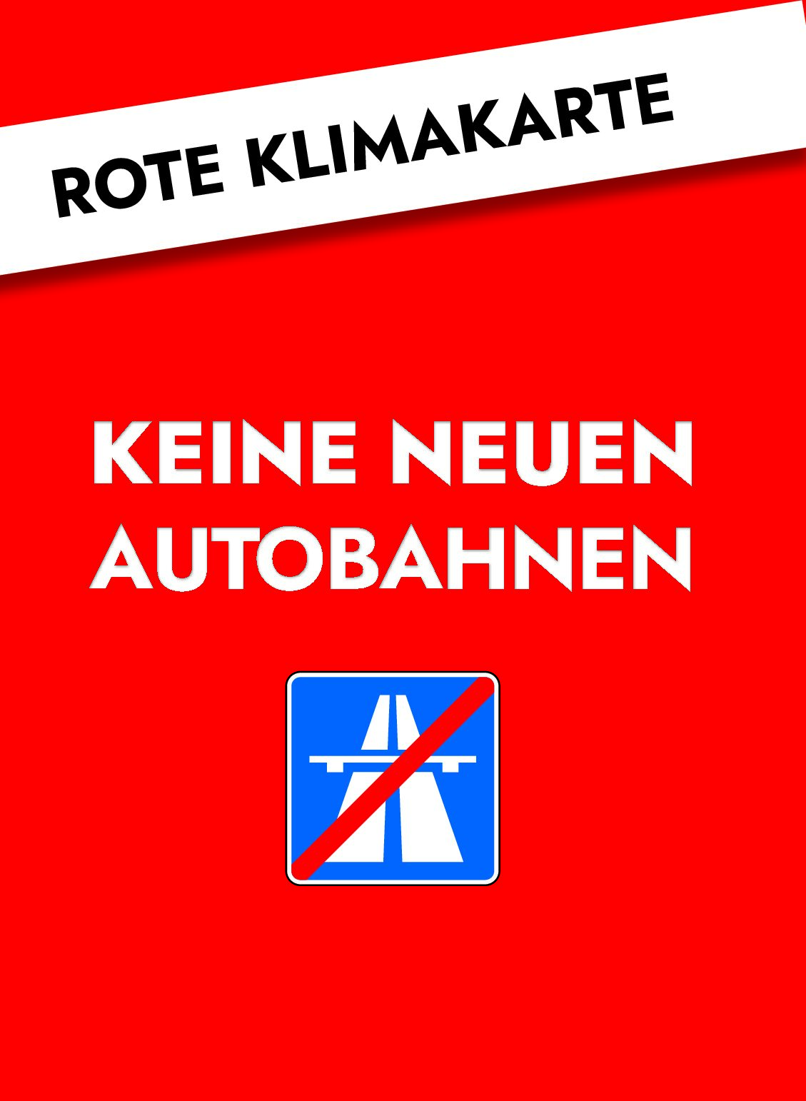 Rote Karte gegen Autobahnausbau